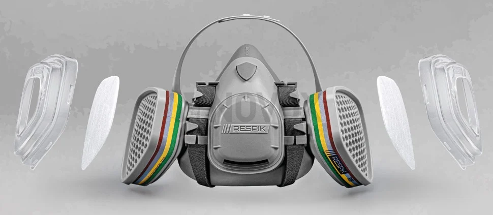 Комплект для защиты дыхания RESPIK® H800 А1В1Е1К1P2 R